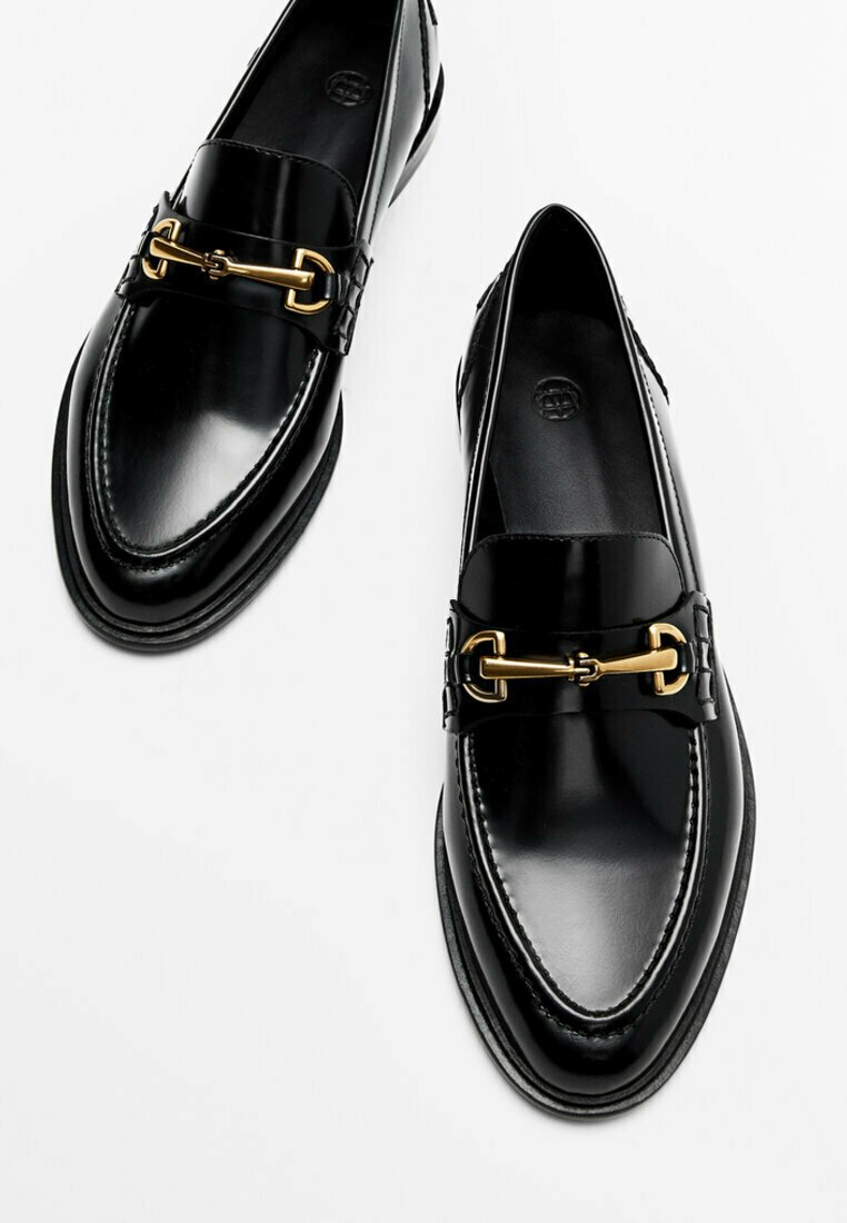 Massimo Dutti Instappers - black/zwart - Zalando.be