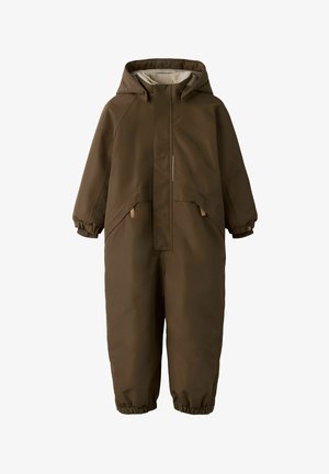 Lil' Atelier, SNOWSUIT LASTORM12 UNISEX - Tuta da neve - dark earth