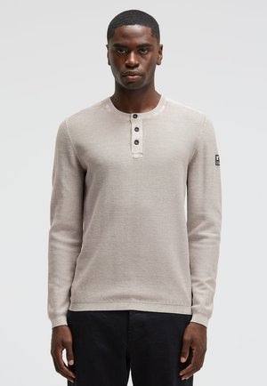 HENLEY - Strickpullover - light grey