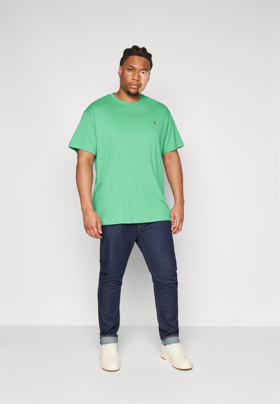 Polo Ralph Lauren Big & Tall SOFT COTTON CREWNECK T-SHIRT - Basic póló - classic kelly