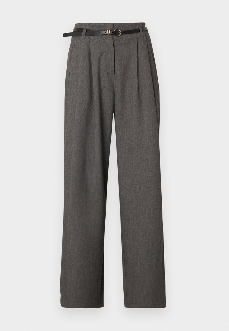 Vero Moda Broek donkergrijs gemêleerd