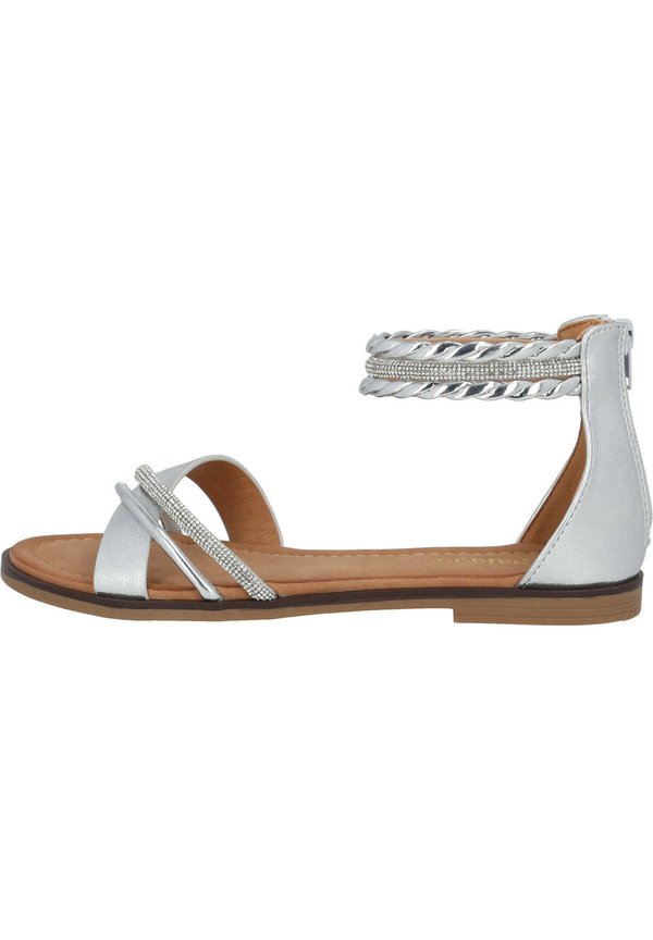 CHRITINA - Riemensandalette - silber