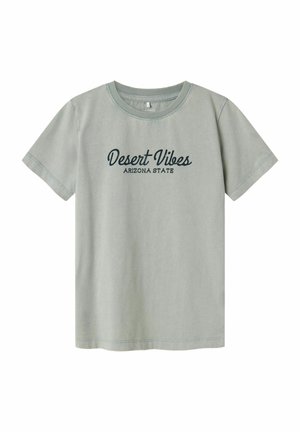 T-shirt print - slate gray