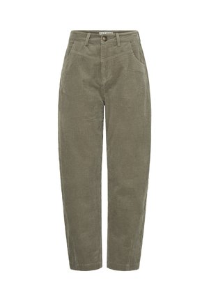 PULZ, PZESSY UHW TAPERED LEG - Pantalon classique - vetiver