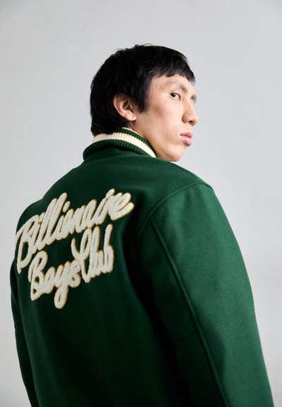 Billionaire Boys Club SCRIPT LOGO VARSITY JACKET - Blouson Bomber - green