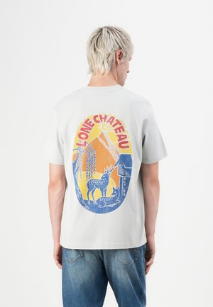 LONE CHATEAU - T-shirt con stampa - ice