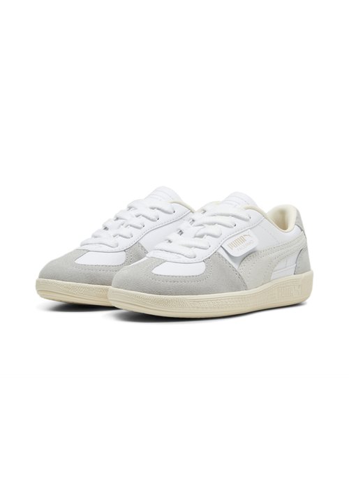 PUMA PALERMO KIDS UNISEX - Trainers - white cool light gray Sugared almond — photo 2