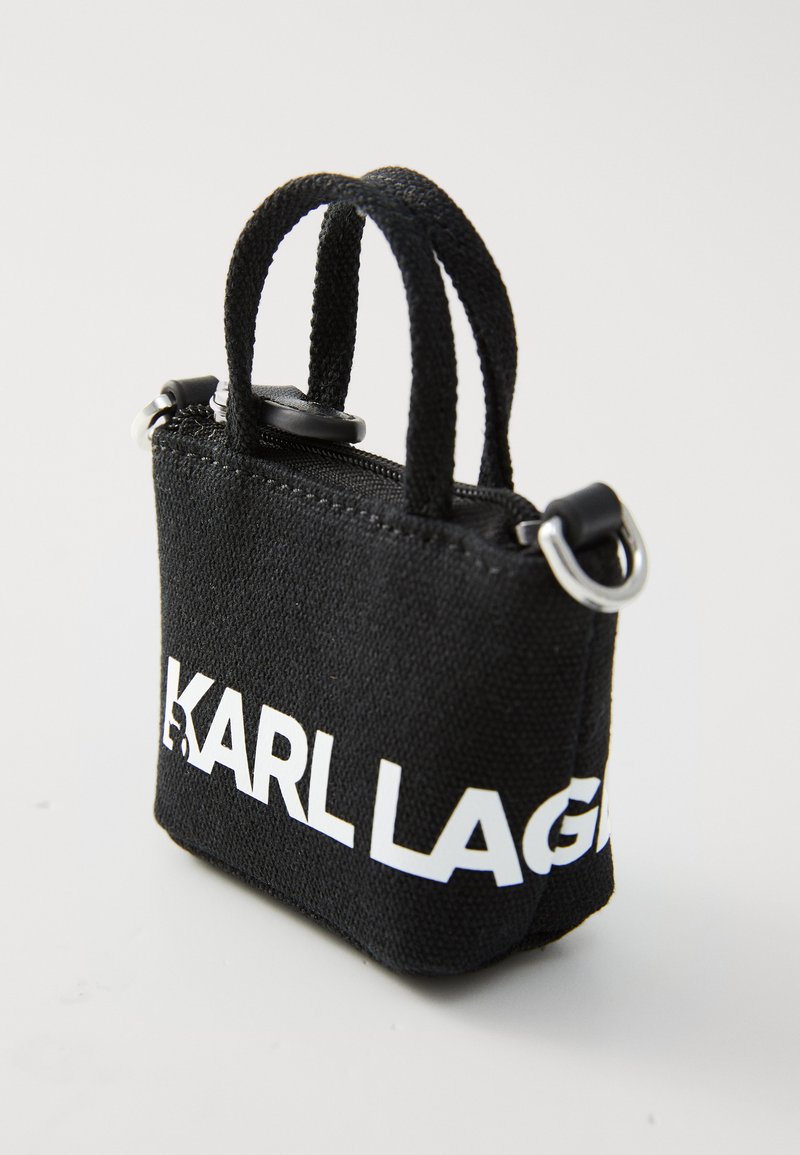 KARL LAGERFELD ESSENTIAL MINI BAG KEYCHAIN Porte-clefs black