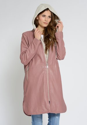 Manteau court - deep rose