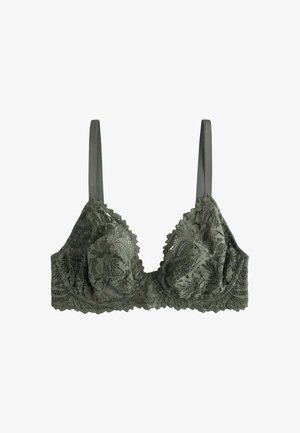 Next, DD+ NON PADDED PLUNGE FIT - LACE ULTIMATE COMFORT BRA - Triangle bra - green