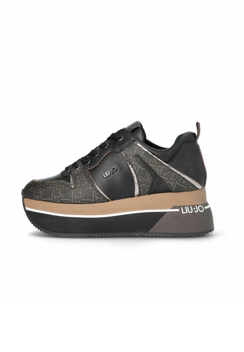 LIU·JO Kiki 01 Sneaker Damen - Klassische Ledersneaker In Braun Größe 39