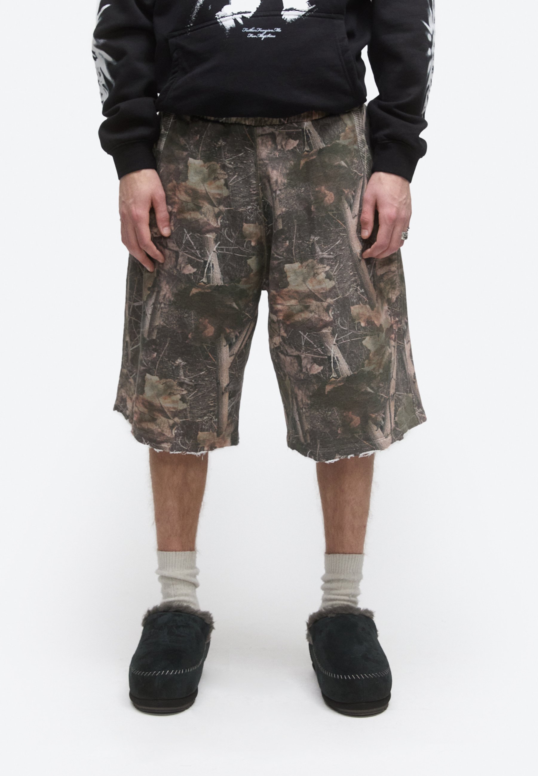 Jaded London WOODLAND CAMO MONSTER JOGGER - Tracksuit bottoms