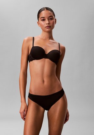 Calvin Klein Underwear LIGHTLY LINED BALCONETTE SOFT STRETCH LACE - Reggiseno a balconcino - black