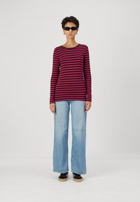 GAP CREW - Pikkade varrukatega topp - burgundy