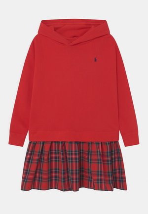 DAY DRESS - Jersey dress - red