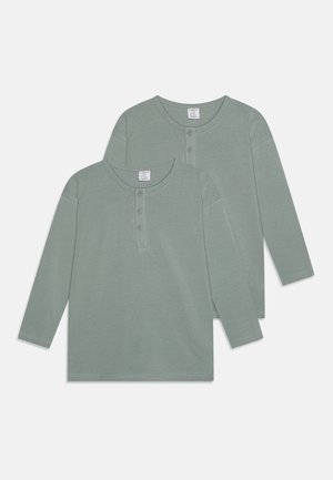 ESSENTIAL SOLID 2 PACK - T-shirt à manches longues - light dusty green