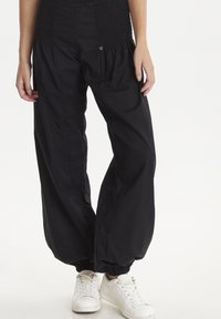 PULZ - JILL WIDE - Pantalones - black Imagen en miniatura 1
