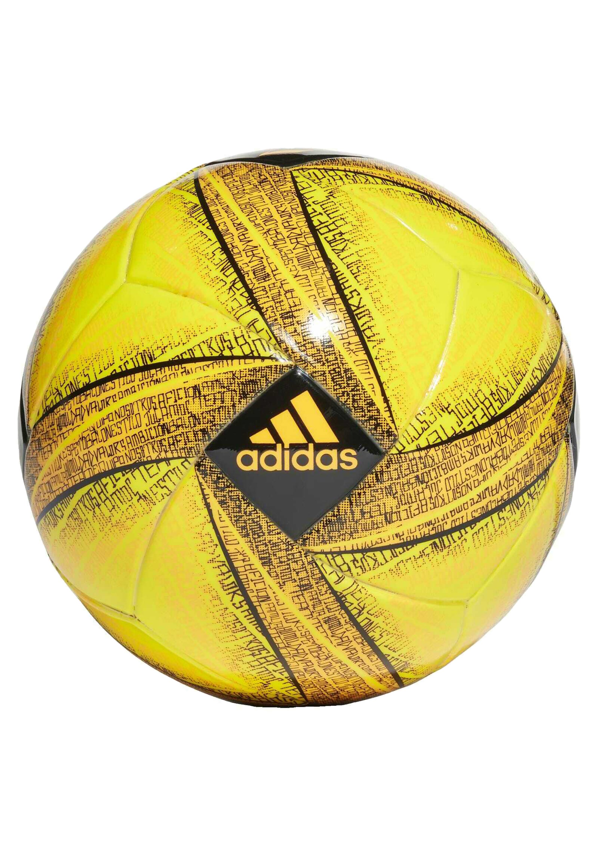 yellow adidas football