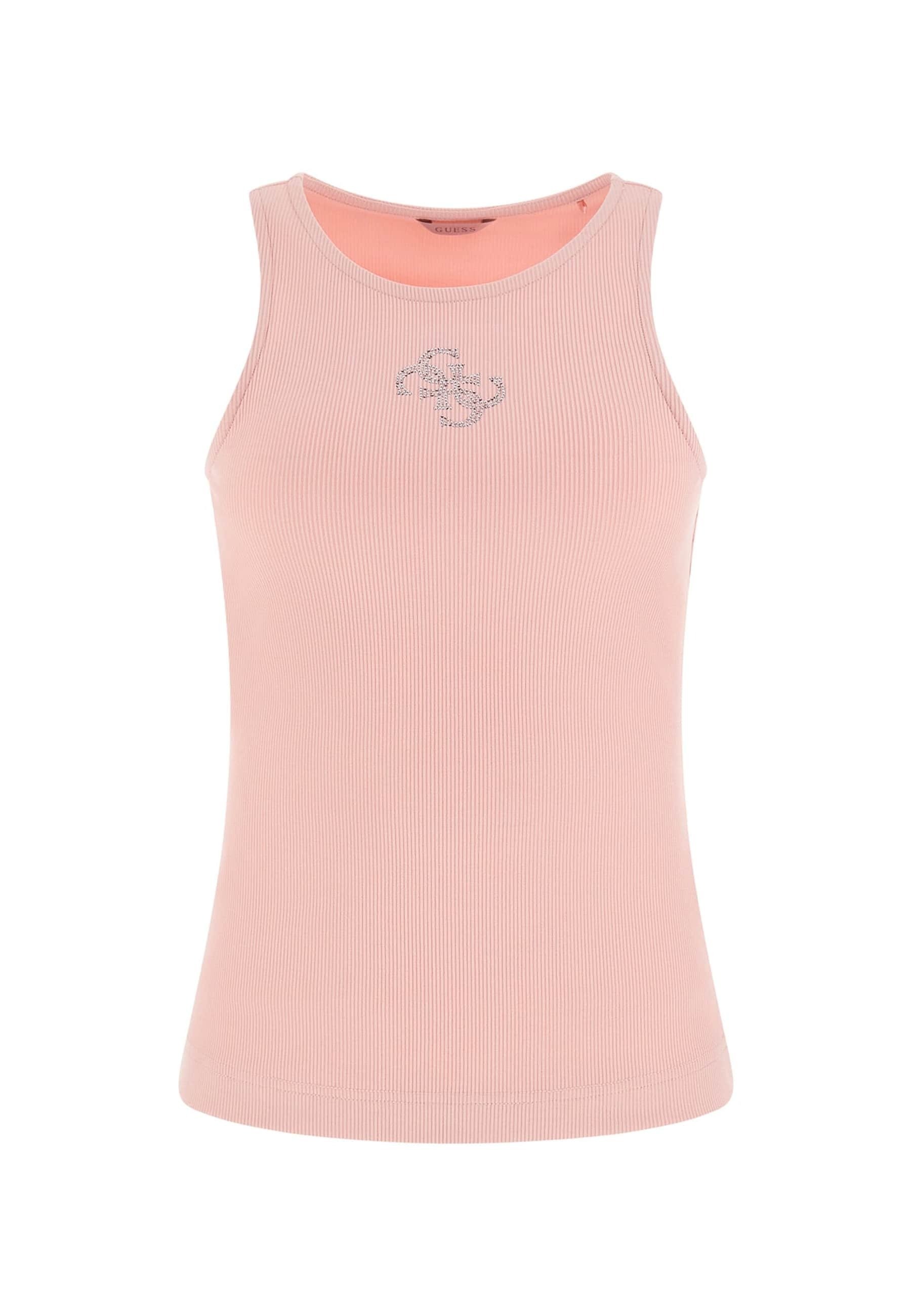ゲス GUESS NEW Sl Round Nk Guendalina Top （JBLK） ゲス GUESS NEW Sl Round Nk Guendalina Top （JBLK