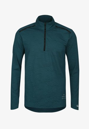ELEMENT - Sports T-shirt - dark teal green / black / refeltive silver