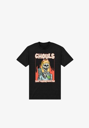 Henry Tiger, GHOUL FUN - T-shirt con stampa - black