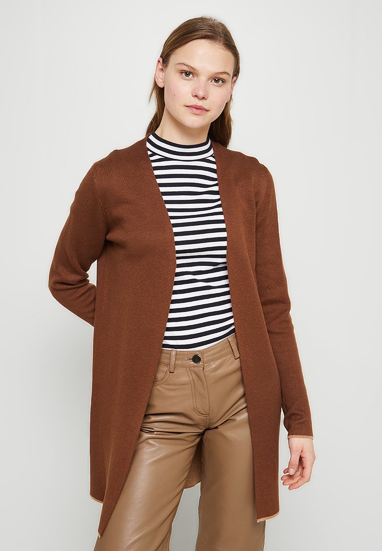 Strickjacken Strickjacke Lang S Oliver Strickjacke Dark Caramel/braun