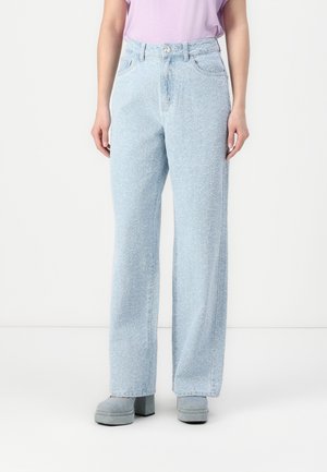 VMKATHY WIDE - Wide Leg - light blue denim