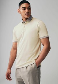 Next SMART COLLAR - Bluză polo - ecru