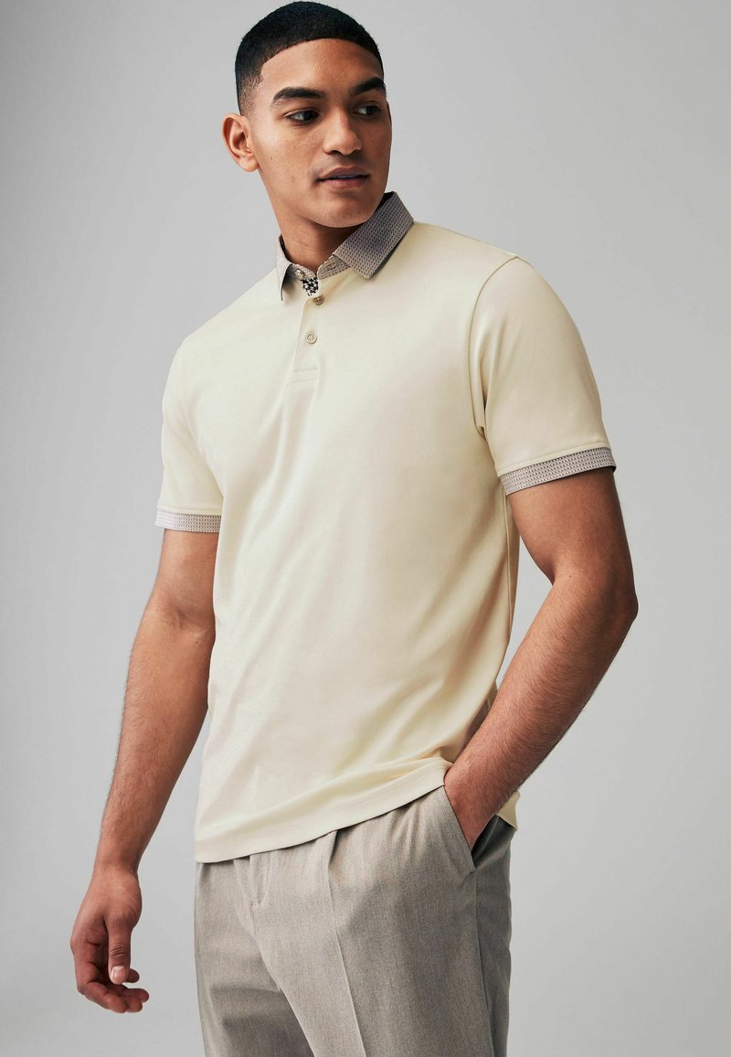 Next SMART COLLAR - Polo majica - ecru