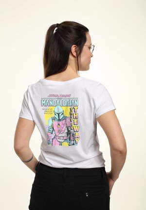 Star Wars STAR WARS: THE MANDALORIAN MANDO POP - T-Shirt print - white