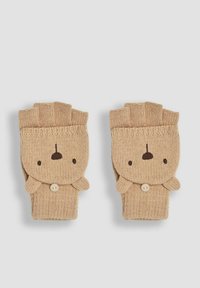 JoJo Maman Bébé BEAR NOVELTY - REGULAR FIT - Rokavice brez prstov - brown bear