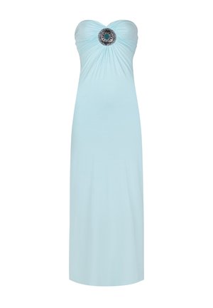 STRAPLESS - Maxi dress - Light blue
