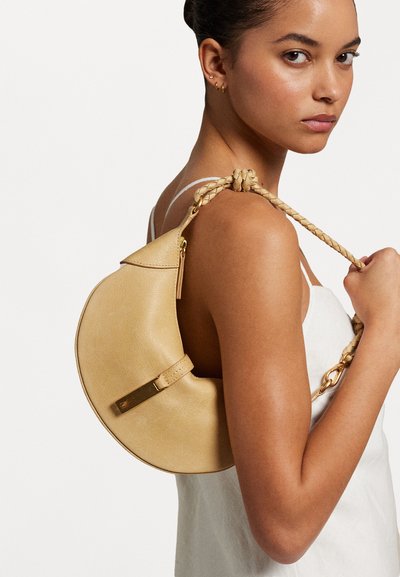 Polo Ralph Lauren POLO ID LEATHER MINI SHOULDER BAG - Rokassoma - cashmere