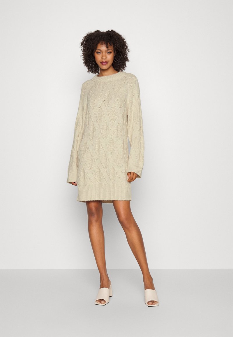 Object OBJALICE V NECK - Jersey De Punto - Java/marrón