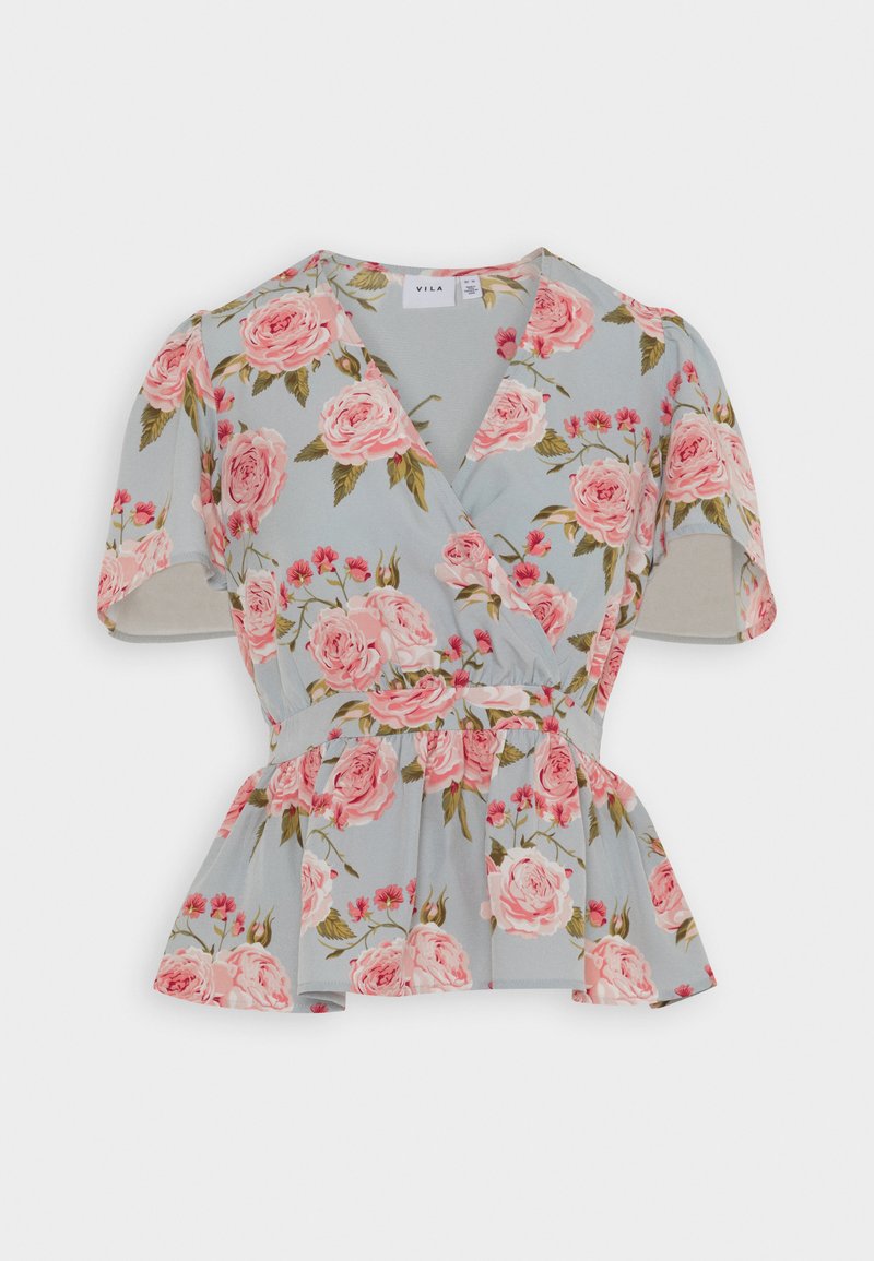 Vila Blouse lichtblauw