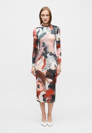 LONG SLEEVE MIDI DRESS - Koktélruha / Partiruha - multi coloured