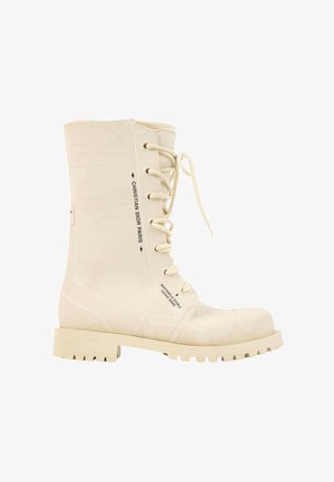 DIOR, WELLINGTON BOOTS ECRU - Bottes à lacets - off white