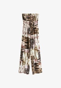 Unselected, brown metallic tie dye