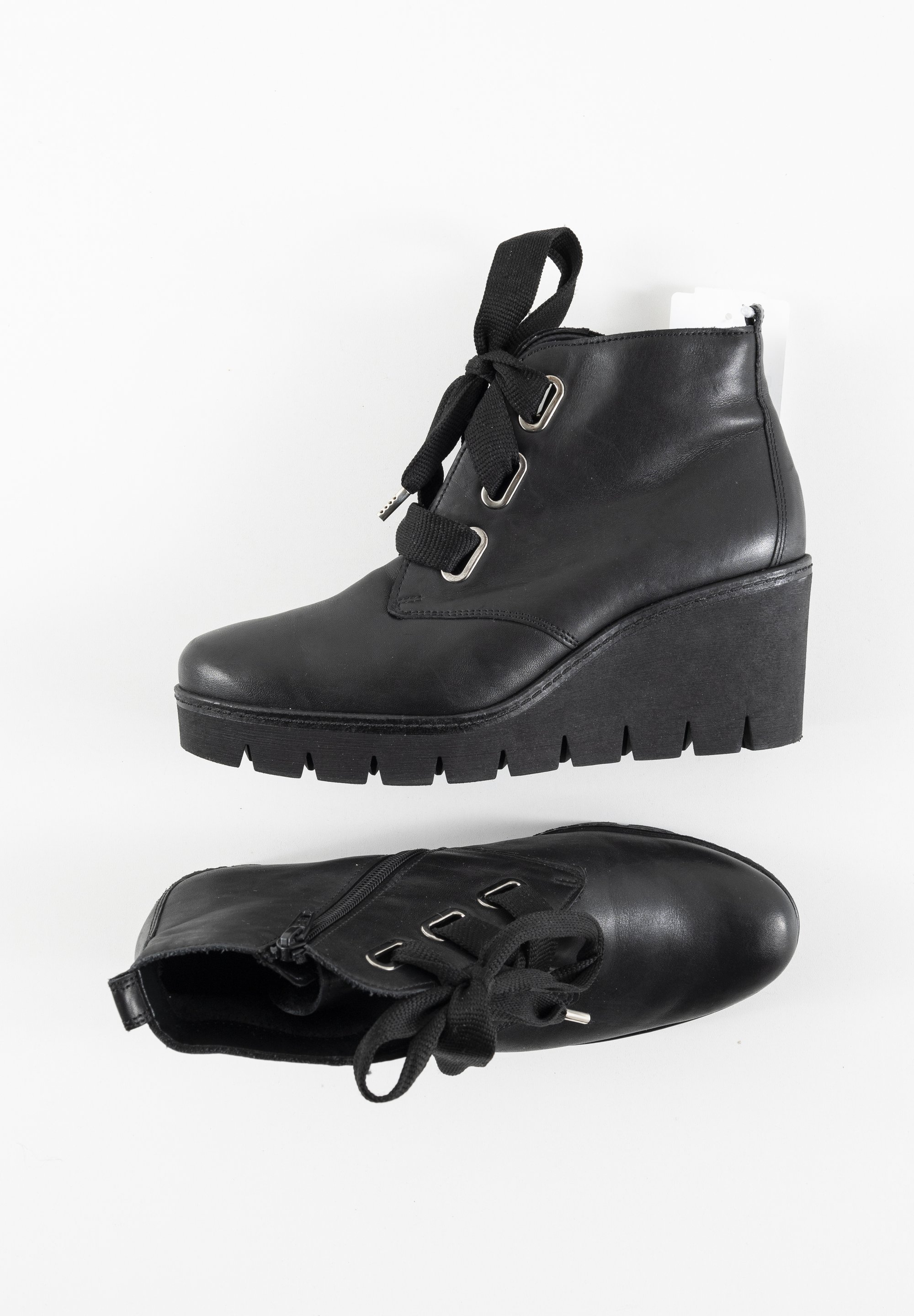 Gabor Enkellaarsjes met sleehak black/zwart (Pre-owned