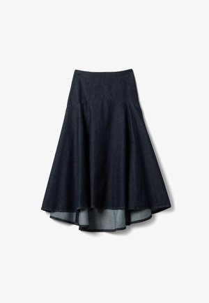 Les Copains, DENIM MIDI SKIRT - Falda acampanada - dark blue