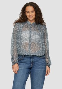QS Bluse - anthrazit