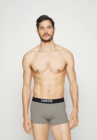 Levi's® MEN BASIC TRUNK 2 PACK - Boxerky - middle grey melange