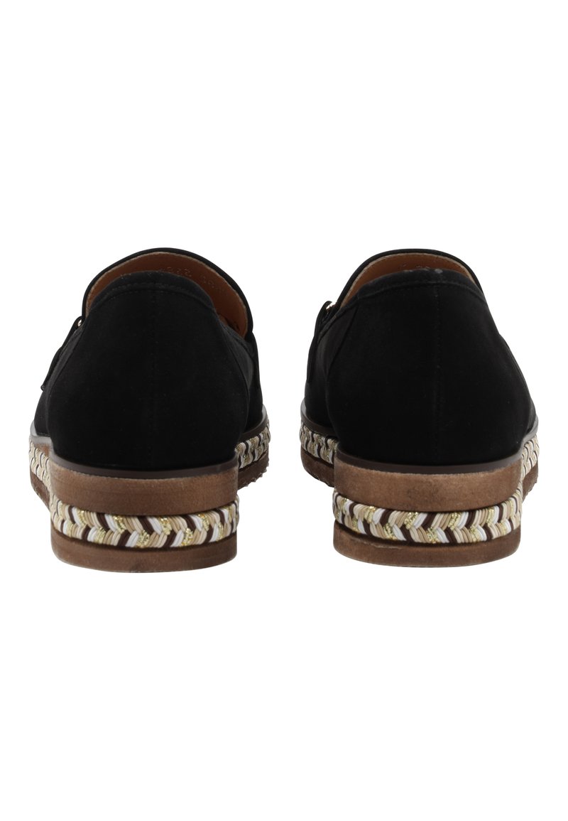 Damen Halbschuhe | usha Slipper schwarz - ZE97623 Damen Halbschuhe | usha Slipper schwarz - ZE97623