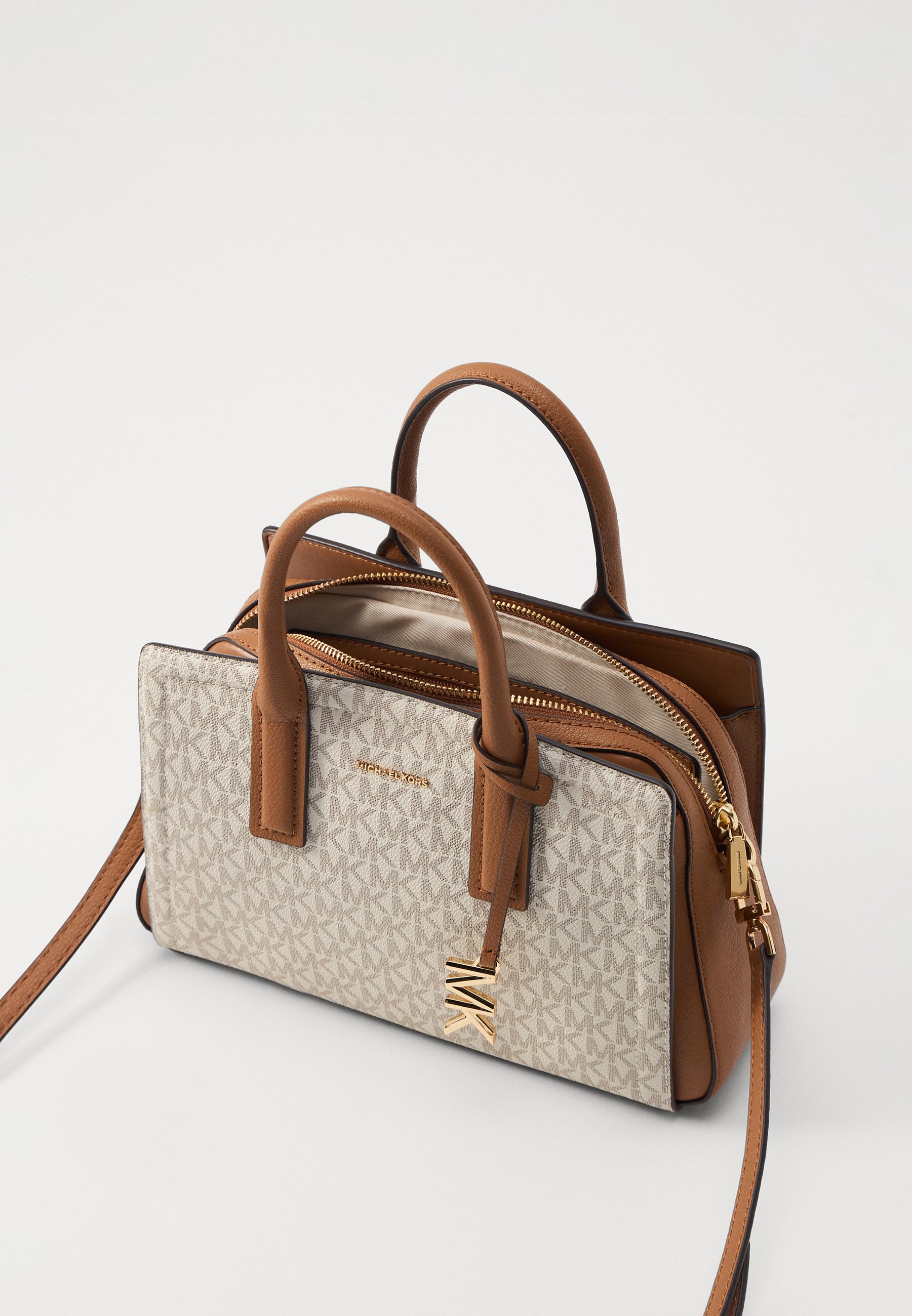 MICHAEL Michael Kors LAILA SM SATCHEL - Geantă de mână - vanilla
