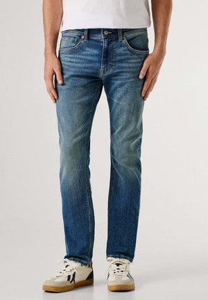 TRACK - Jeans Straight Leg - tinted medium gymdigo