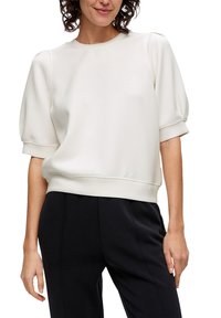 s.Oliver KURZARM - Basic T-shirt - creme