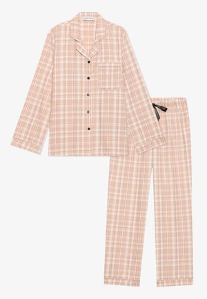 FLANNEL SET - Pizsama szett - beige based