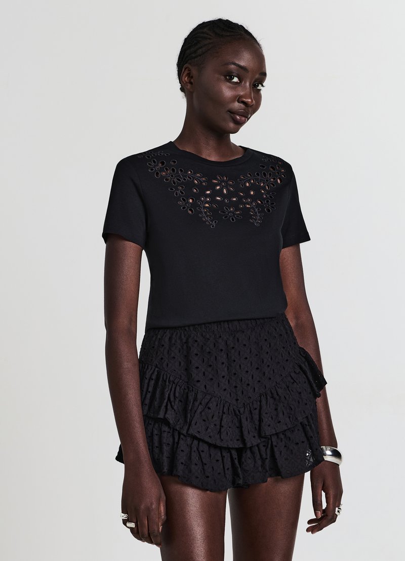 Calliope FRILL  - Shorts - ultrablack