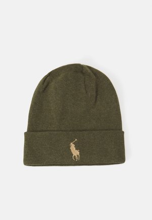 Beanie - army olive heather