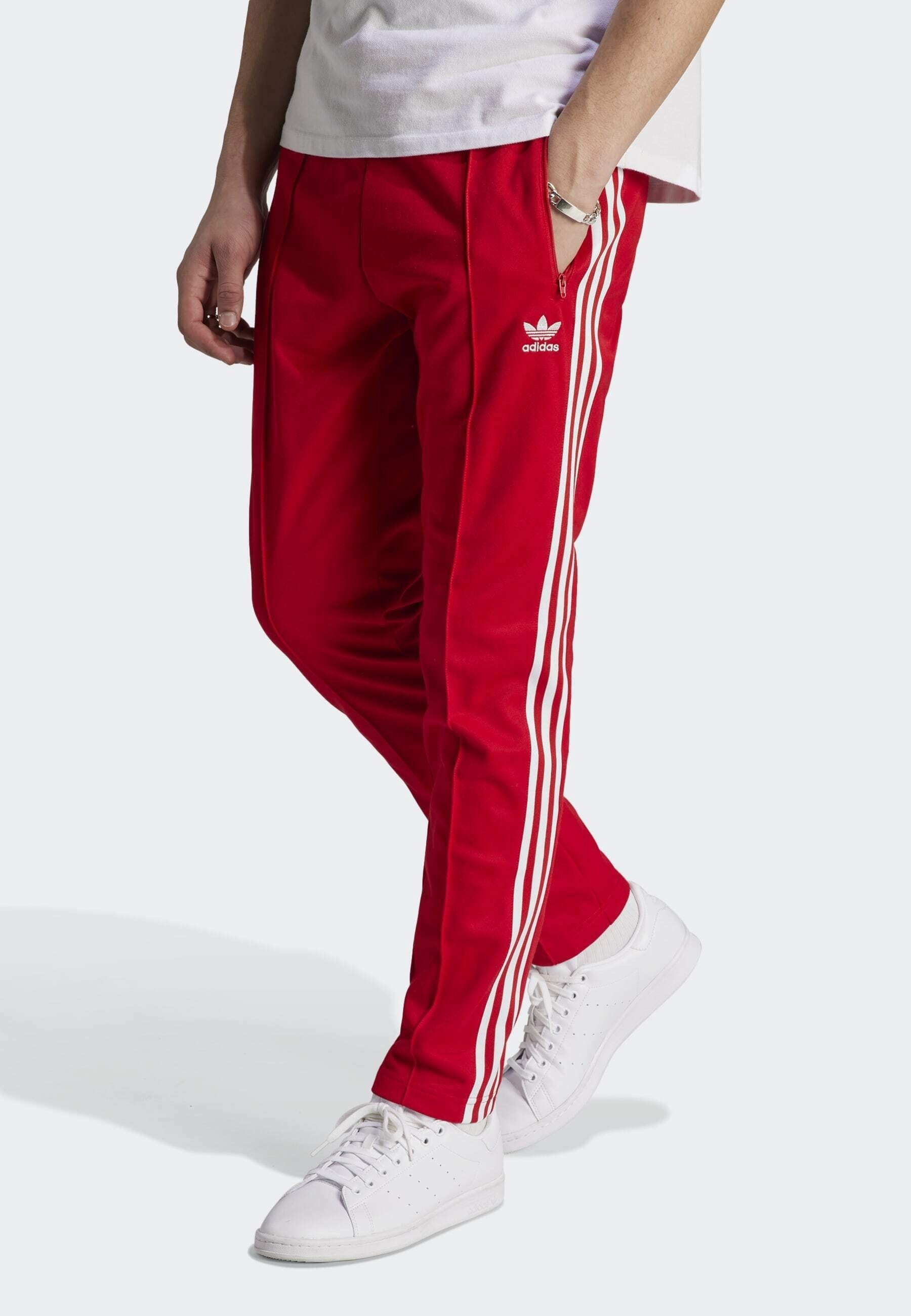 pantalons adidas rouge